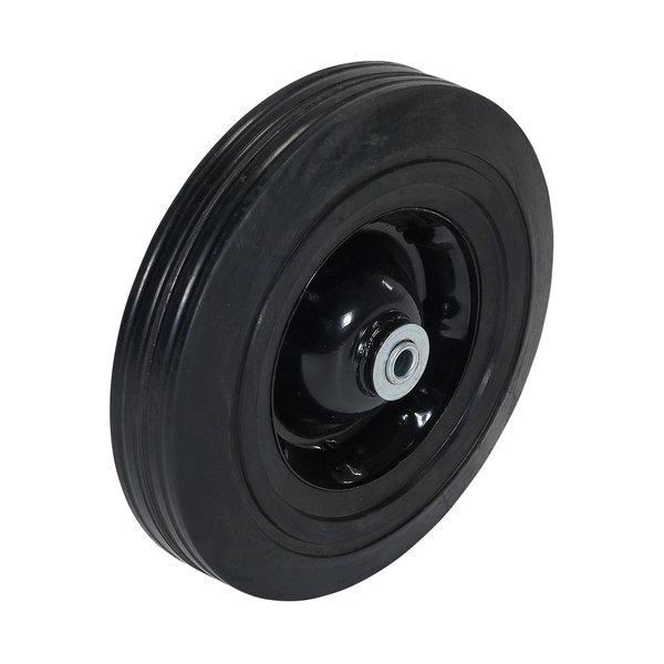 Vestil Rubber Wheel 10x2.5 1/2" Bearing WHL-HR-10X2.5-1/2